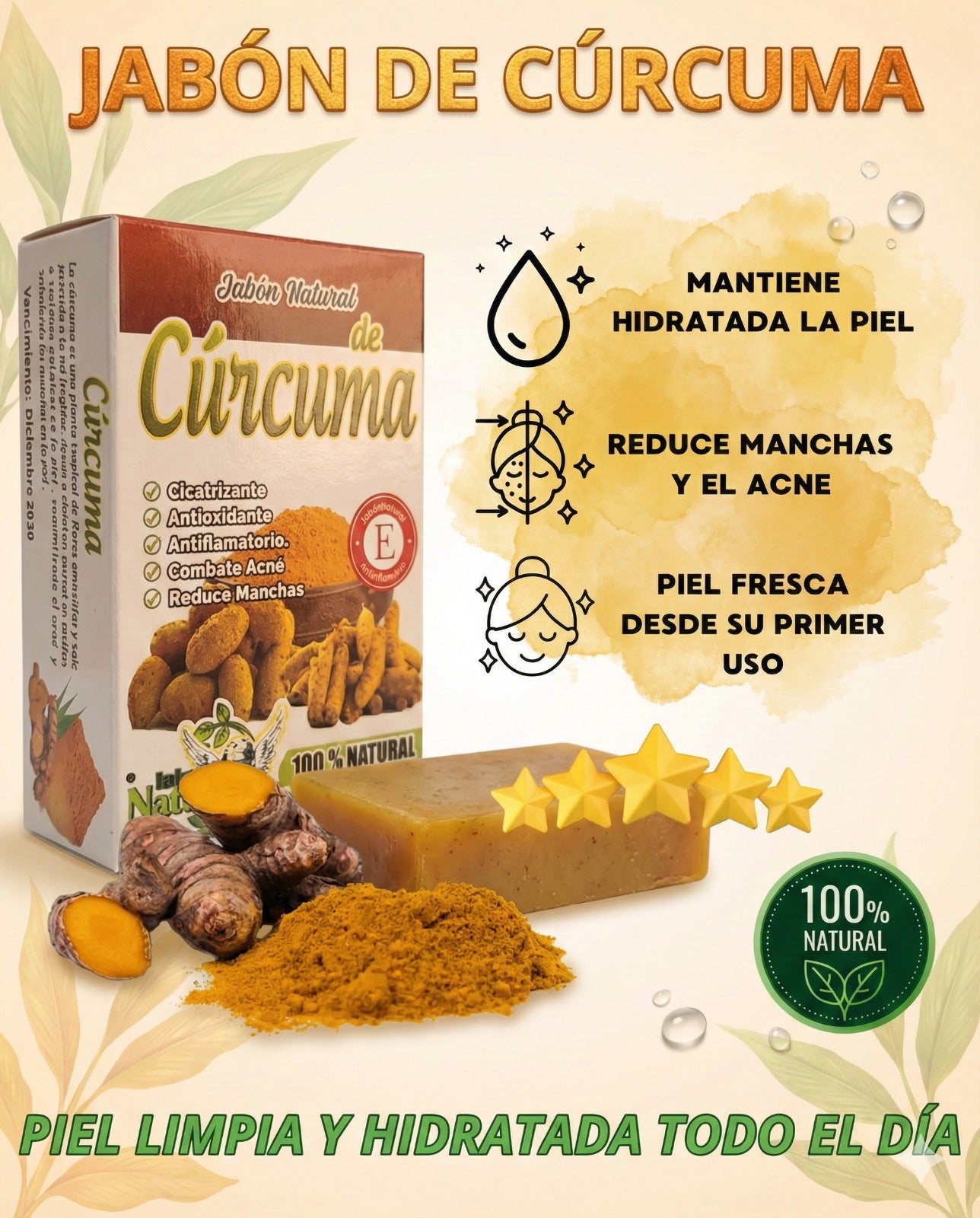 JABON DE CURCUMA