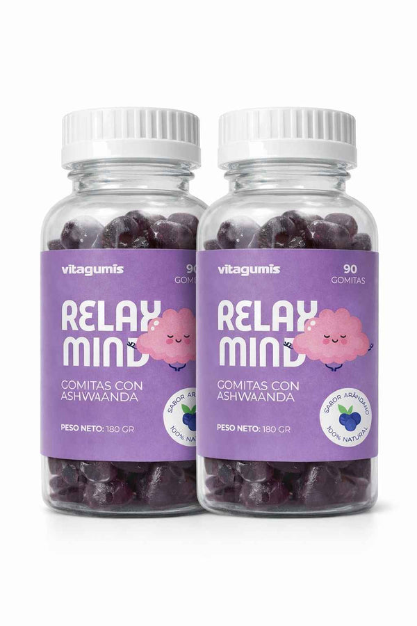 RELAX MIND - 90 GOMITAS CON ASHWAGANDHA
